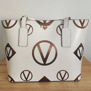 Valentino by Mario Valentino Prince Magnus leather tote